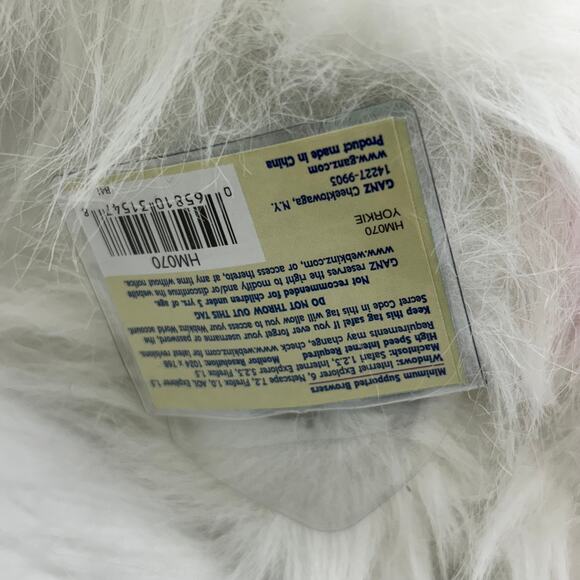 Ganz Webkinz - NWT HM070 Yorkie Stuffed Animal - Animal Toy - Game Code Attached - Picture 3 of 10